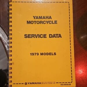 Yamaha Yellow Motorcycle Service Data Manual